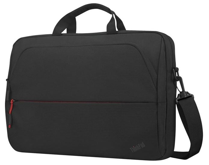 LENOVO Essentials 16" Toploader Bag Notebook Case - Classic Black Nylon Exterior, Dedicated Padded PC Pocket fits 13.3" 14" 15.6" 16" Laptop