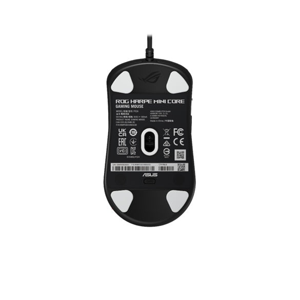 ASUS ROG Harpe Mini Core Gaming Mouse - Black, wired USB, ROG Micro Switch II, 1000Hz, RGB LED, AURA Sync, paracord cable