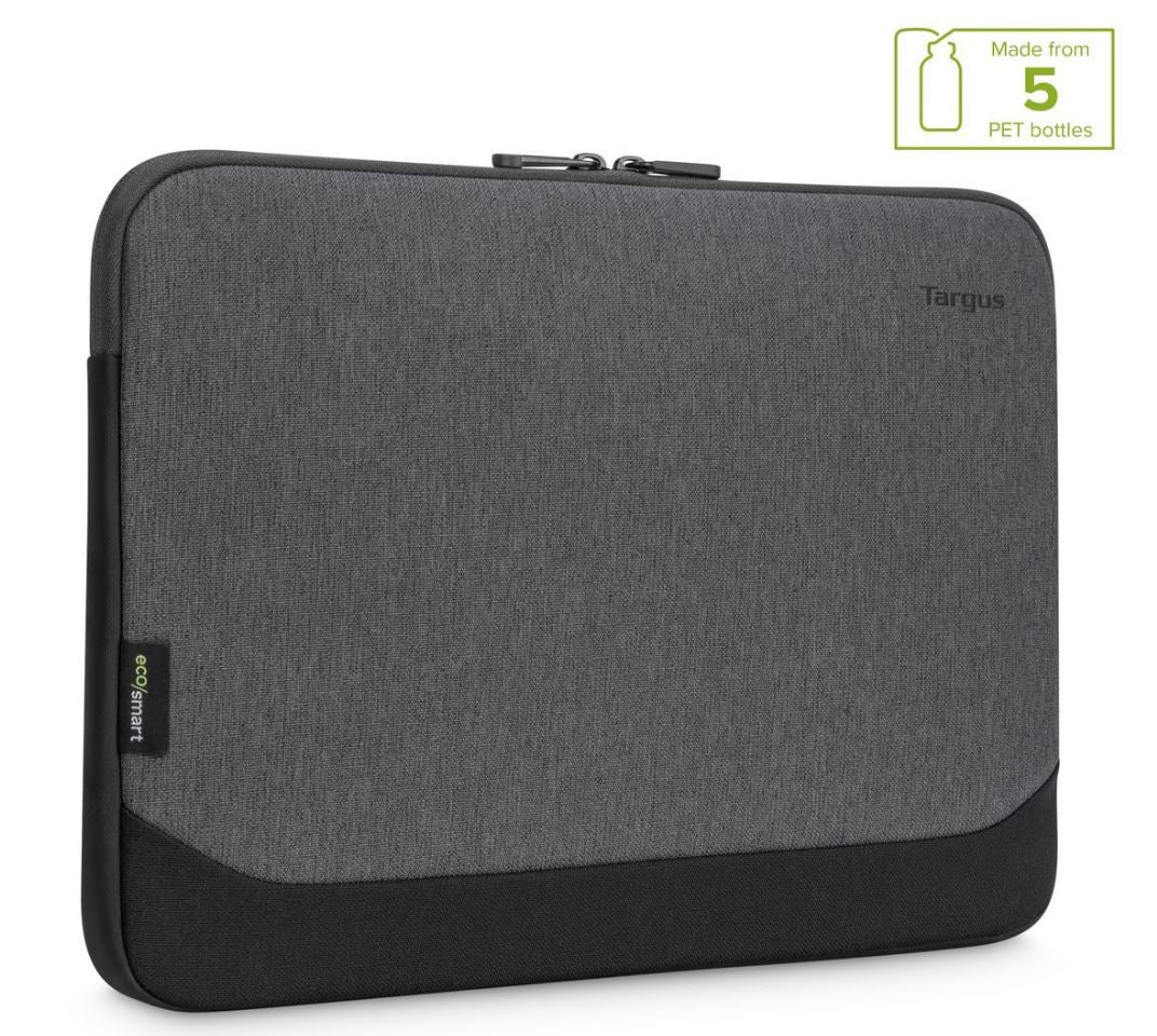 Targus Cypress EcoSmart 15.6" Laptop Sleeve Grey | Recycled Notebook & Tablet Case