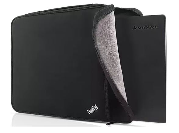 LENOVO ThinkPad 12" Sleeve Lightweight Protective Notebook Case Durable Water‑Resistant Polyester Soft‑Touch Lining Padded Handles Slim Design