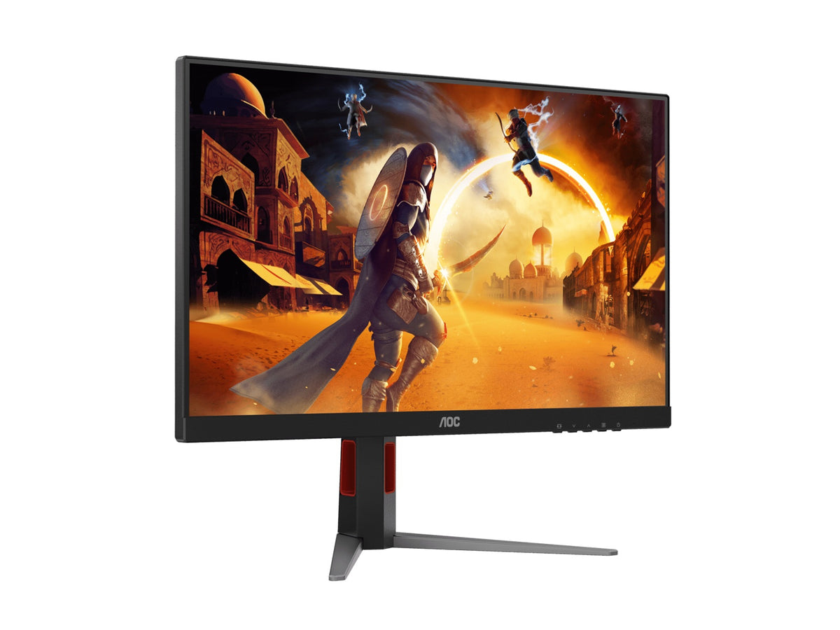 AOC 27" Gaming Monitor – QHD 260Hz (OC), 0.3ms MPRT, IPS panel, 118% sRGB, 1.07B colors, DP 1.4+DSC, HDMI 2.0, Delta E<2, fully adjustable stand (LS)