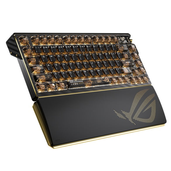 ASUS ROG AZOTH EXTREME EDITION 20 SNOW SWITCH - Gaming Keyboard, 75% gaming keyboard, ROG NX Snow, Tri-Mode (USB/RF 2.4GHz/BT 5), RGB, 8000Hz polling