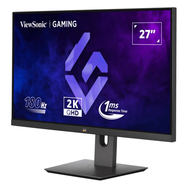 ViewSonic 27" 2560 x 1440 2K QHD 180Hz 1ms AMD Freesync HDMI 2.0 x2 DisplayPort x 1 Gaming Monitor,3YARW