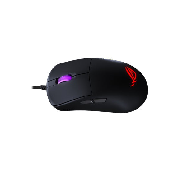 ASUS ROG Harpe Mini Core Gaming Mouse - Black, wired USB, ROG Micro Switch II, 1000Hz, RGB LED, AURA Sync, paracord cable