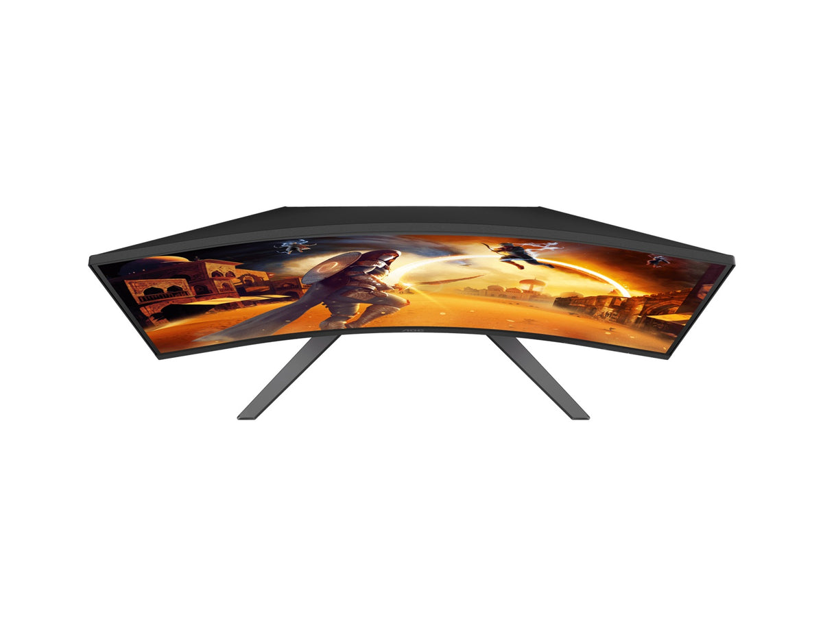 AOC 31.5" QHD Curved Monitor (CQ32G4E) – 180Hz VA, 0.5ms MPRT, 1500R curve, 121% sRGB, DP 1.4, HDMI 2.0, Delta E<2, tilt adjustable, 3500:1 contrast