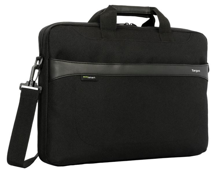 Targus GeoLite EcoSmart 15-16 Inch Slim Laptop Briefcase Bag Black | Lightweight Notebook Case