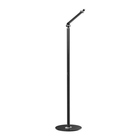 Brateck Flexible Swing Arm Microphone Floor Stand with Adjustable Boom Arm, Black, 1kg Capacity