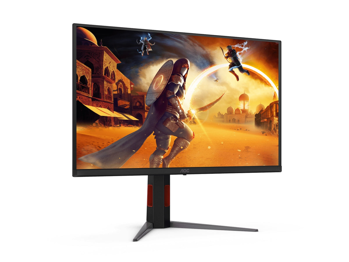 AOC 26.5" QD-OLED, 2560×1440@280Hz, 0.03ms, 1000cd/m² HDR, DCI-P3 99%, sRGB 100%, 1.07B colors, DP1.4, HDMI2.1, USB 3.2×4, VESA 100×100, 130mm