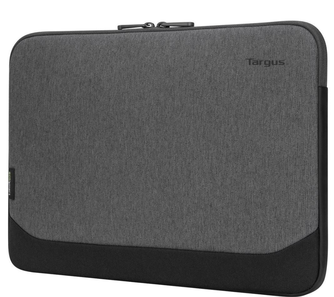 Targus 13-14" Cypress EcoSmart Sleeve Bag for Laptop Notebook Tablet - Fits 13" 13.3" 14", Made with 3 Recycled Water Bottles - Grey