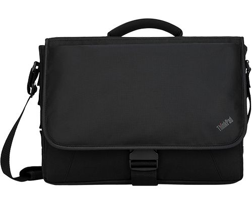 Lenovo ThinkPad Essential 15.6" Messenger Laptop Bag | Water-Repellent Carry Case with Adjustable Padded Shoulder Strap
