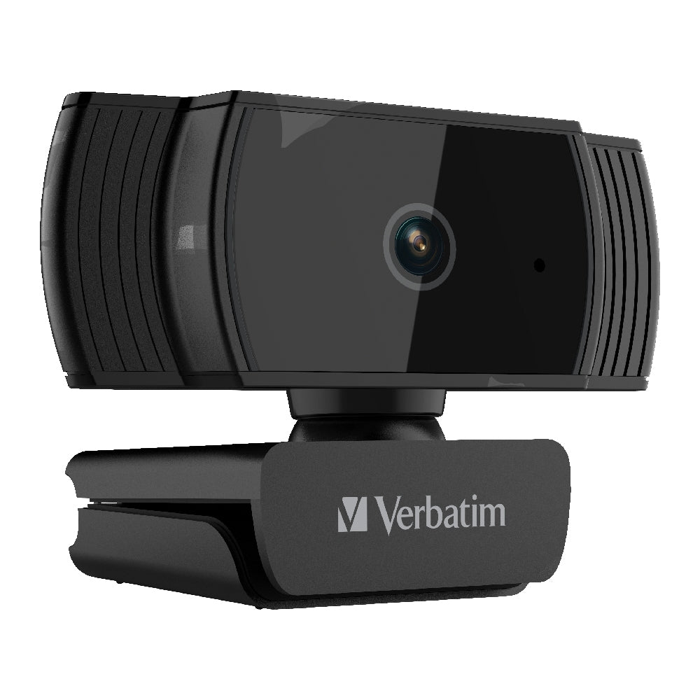 Verbatim Webcam Full HD 1080P with Auto Focus - Black