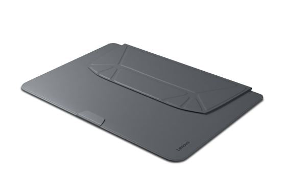Lenovo Origami 35.6 cm (14") Sleeve case Grey PE bag+belly band Snug fit 14" Notebook Origami-fold design Sustainable RPET inner materials