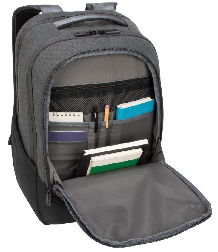 Targus Cypress EcoSmart 15.6" Large Laptop Backpack 20L Grey | Fits Laptop, Notebook & Tablet | Made from 26 Recycled Bottles