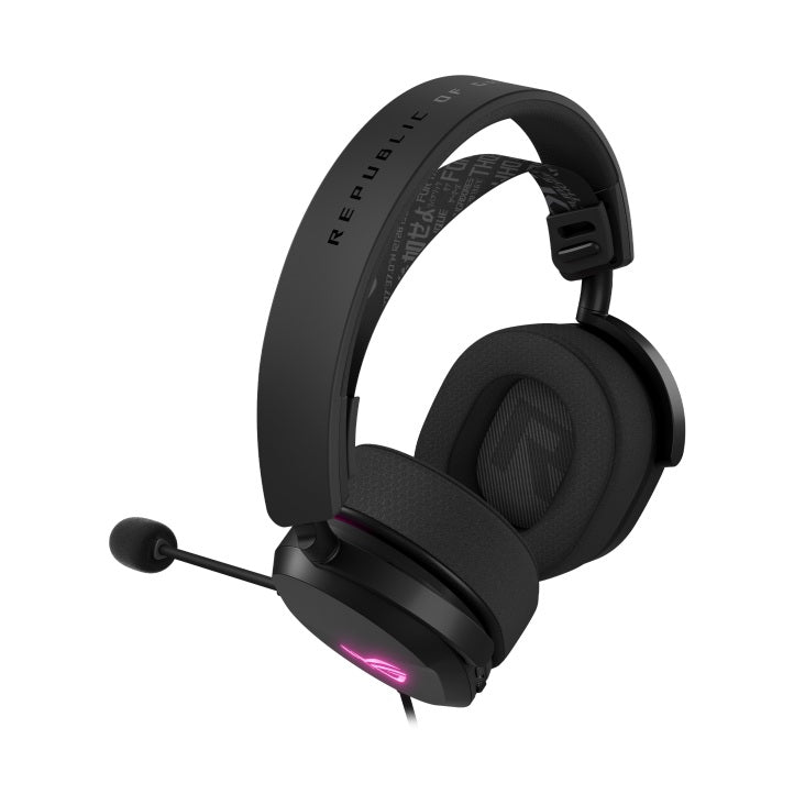 ASUS ROG Pelta Core Gaming Headset USB-C | 50mm Titanium Drivers, RGB Lighting, Noise-Cancelling 10mm Mic