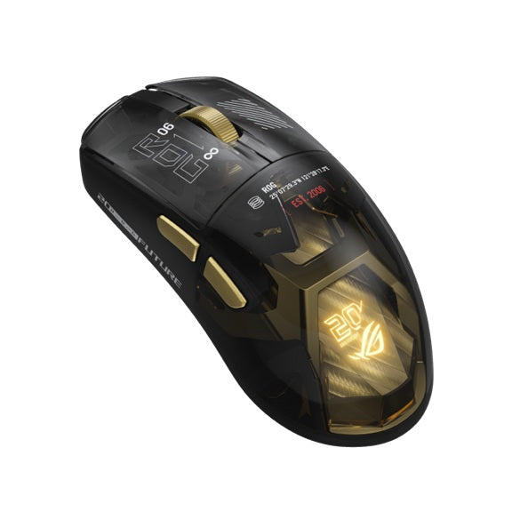 ASUS ROG Harpe II Extreme Edition 20, Wireless Gaming Mouse,ROG 100M Optical Switch, Tri-Mode (USB/RF 2.4GHz/BT 6.0), 8000Hz polling, Aura Sync MIA-ROG-HARPE-II-EXTREME