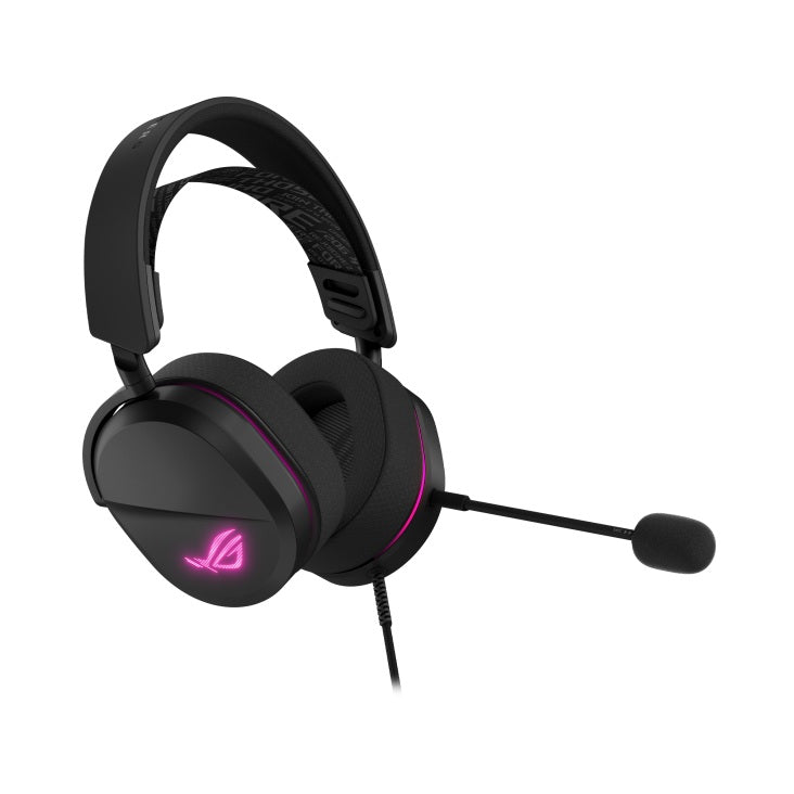 ASUS ROG Pelta Core Gaming Headset USB-C | 50mm Titanium Drivers, RGB Lighting, Noise-Cancelling 10mm Mic