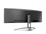 AOC 49" Curved 1800R, 5120X1440 DQHD, 32:9, Adaptive Sync, HDR 400,1ms, 165Hz ,3x HDMI,1x DP,USB-C , Speaker, HAS, KVM