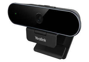 Yealink UVC20 Personal Webcam, 1080p/30FPS, USB Camera for Desktop PC, Built-in Lens Cap, Omni Directional Mic, Zoom, Teams