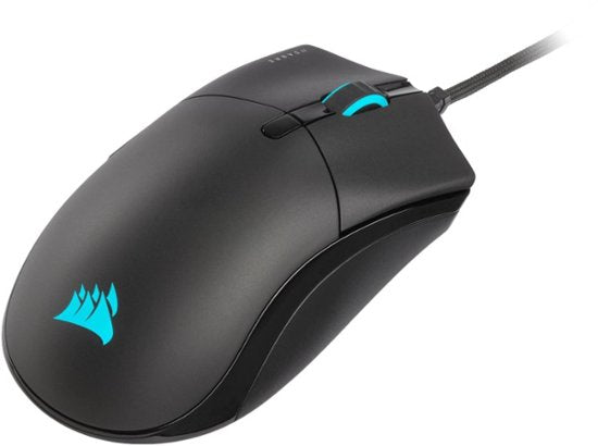 Corsair SABRE RGB PRO CHAMPION SERIES Gaming Mice - RGB, Ultra Lightweight, 18,000 DPI sensor, Axon 8,000 Hz Hyper-Polling, Flexible weave Cable