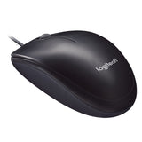 Logitech M90 USB Wired Optical Mouse 1000dpi for PC Laptop Mac Full Size Comfort smooth mover