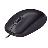 Logitech M90 USB Wired Optical Mouse 1000dpi for PC Laptop Mac Full Size Comfort smooth mover