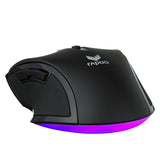 RAPOO V20S LED Optical Gaming Mouse Black - Up to 3000dpi 16m Colour 5 Programmable Buttons