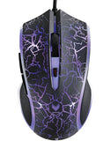 RAPOO V20S LED Optical Gaming Mouse Lighting Black - Upto 3000dpi 16m Colour 5 Programmable Buttons