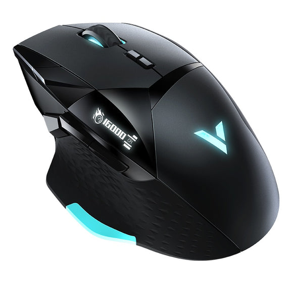 RAPOO VT900 IR Optical Gaming Mouse - 7 Levels Adjustable with up to 16000DPI, RGB Lighting, Customizable OLED Display, 10 Programmable Buttons