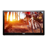 AOC E1659FWU 15.6" 1366 x 768 HD Slim Profile 22.9mm, USB 3.0 16:9, Tilt, Auto Pivot,