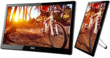 AOC E1659FWU 15.6" 1366 x 768 HD Slim Profile 22.9mm, USB 3.0 16:9, Tilt, Auto Pivot,