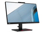 LENOVO ThinkVision T24v-20 23.4" FHD LED Monitor - 1920x1080, VGA, DP, HDMI, USB 3.0 Hub, Tilt, Swivel, Lift, Pivot, Eye Caring, Speaker (SPECIAL)(LS)