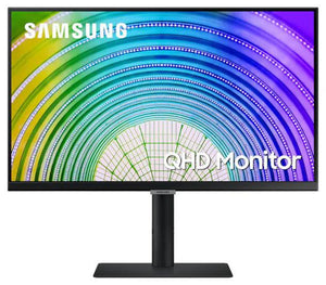 Samsung S6U 24" 2K QHD 75Hz FreeSync HDR10 IPS Monitor USB-C LAN 2560x1440 5ms Height Adjust Tilt Swivel Pivot DisplayPort HDMI 3xUSB-A VESA PiP PbP