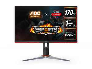 AOC Q27G2S 27" IPS 155Hz, 1ms, QHD 2560 x 1440, 350 cd/m2, G-Sync Compatible, HDR Mode, HDMI 2.0 x 2, DP 1.2 x 1 Gaming Monitor