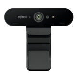 Logitech BRIO 4K Ultra HD Webcam HDR RightLight3 5xHD Zoom Auto Focus Infrared Sensor Video Conferencing Streaming Recording Windows Hello Security