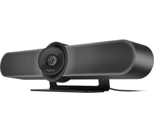 Logitech MeetUp 4K Conferencecam with 120-degree FOV & 4K Optics HD Video & Audio Conferencing Camera System for Small Meeting Rooms