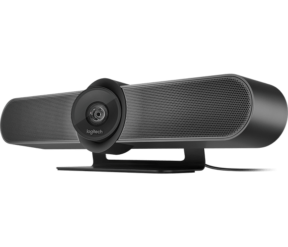 Logitech MeetUp 4K Conferencecam with 120-degree FOV & 4K Optics HD Video & Audio Conferencing Camera System for Small Meeting Rooms