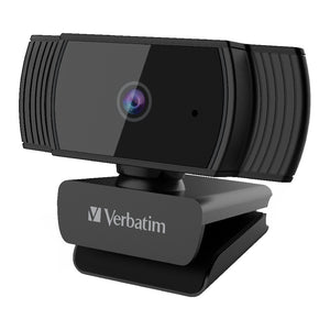 Verbatim 66631 Webcam Full HD 1080P with Auto Focus - Black